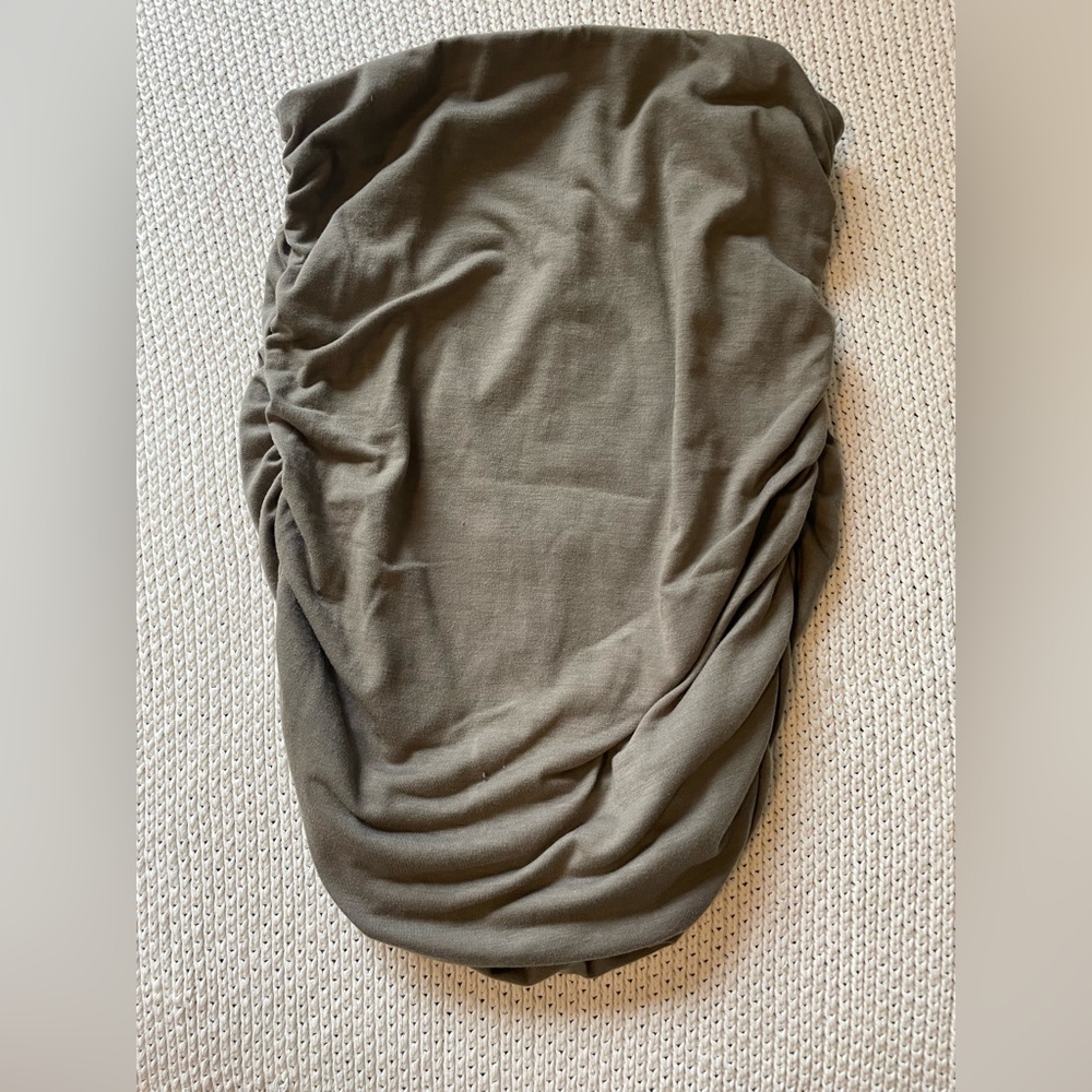 Forever 21 walnut, ruched skirt - M
